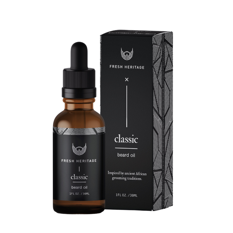 Fresh Heritage Classic Beard Oil For Growth & Softness (Organic Oils)